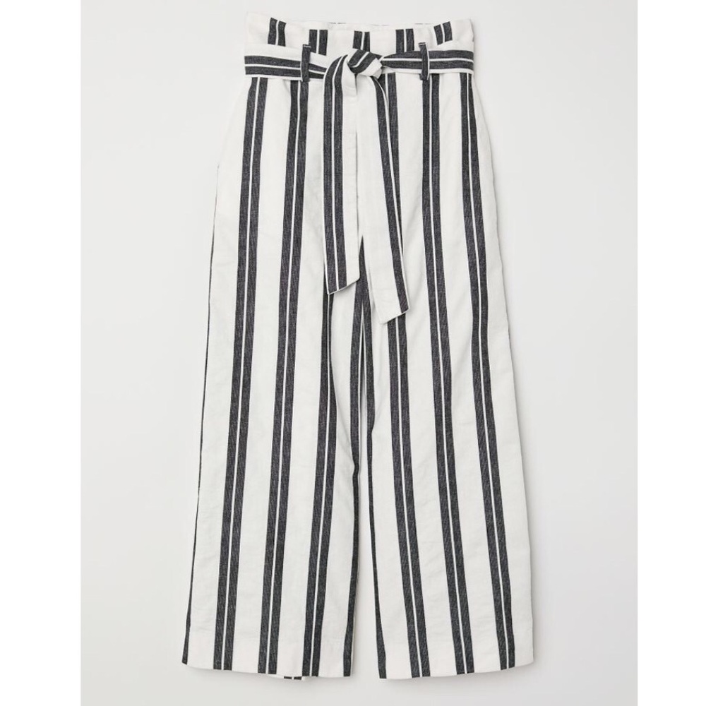 H&M Wide Leg Cotton Pants